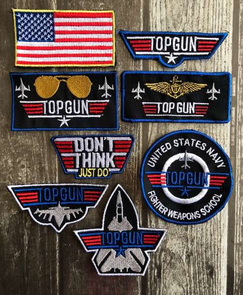 NEW Aviation Top gun patches set 12