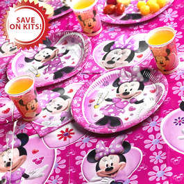 Genuine Minnie Mouse "party in a box" party kits