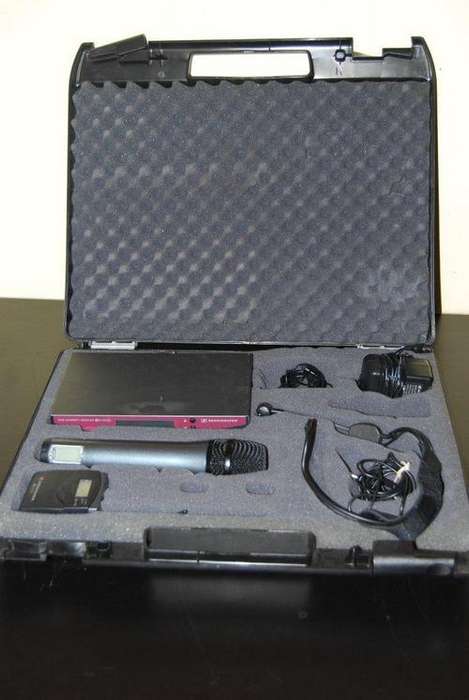 Sennheiser radio microphone body pack vocal headset mic