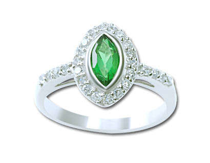 Sterling Silver .925 Ladies Dress Ring with cubic zirconia
