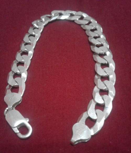 Genuine Sterling Silver Gents Italian Handchain