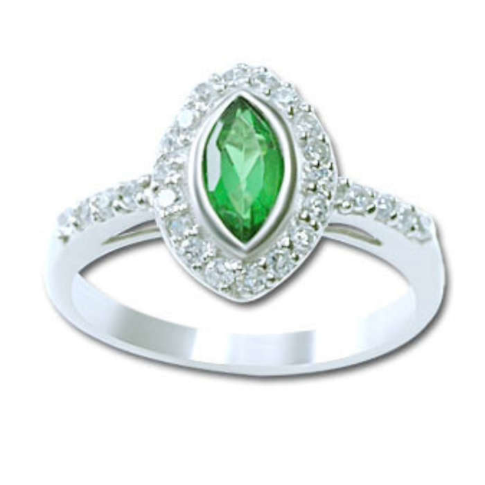 Sterling Silver .925 Ladies Dress Ring with cubic zirconia