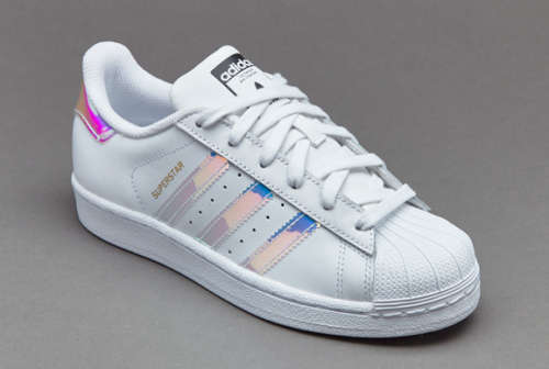 Adidas Originals Superstars - Metallic Silver Stripes