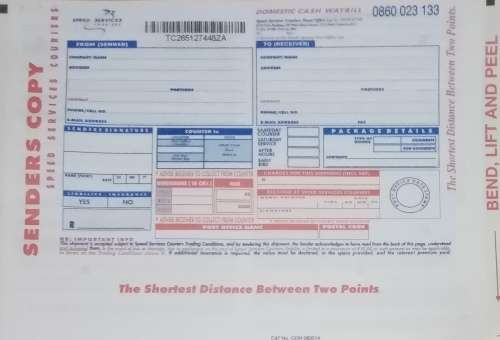 **PRE-PAID SPEED SERVICES COURIER COUNTER TO COUNTER 1KG PARCEL BAGS**