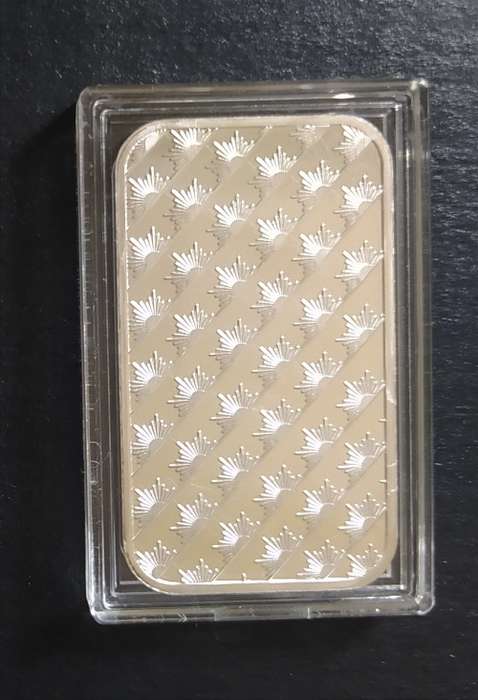 SUNSHINE MINT 1OZ FINE SILVER BAR (IN CAPSULE)(UNC)