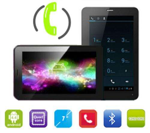 7 inch Phone Tablet pc. With Keyboard/Case. Internet, SMS, MMS and social media feature.