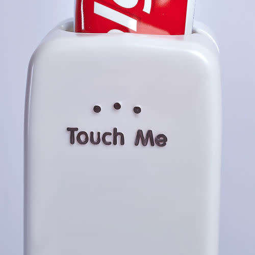 Automatic Toothpaste Dispenser + 5 Toothbrush Holder Stand Wall Mounted Bathroom