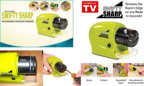 Swifty Sharp - The Incredible Cordless Motorized Knife Sharpener (KKCK)