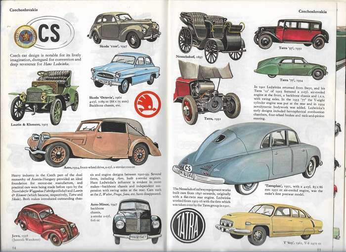 CARS OF THE WORLD- J. D SCHEEL (4 BOOKLETS)