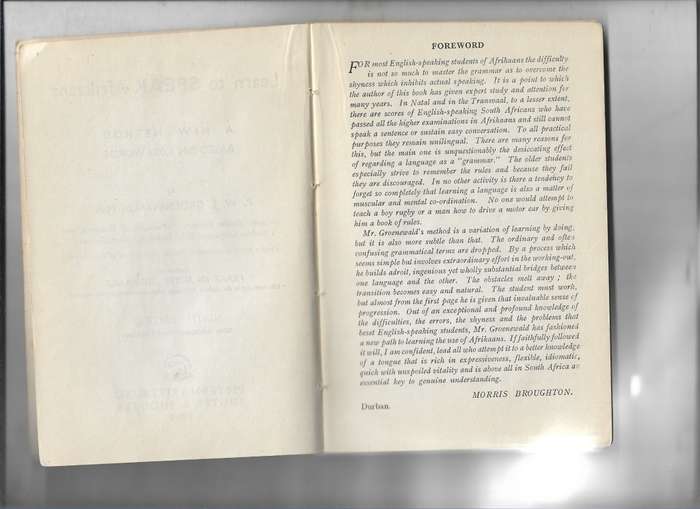 LEARN TO SPEAK AFRIKAANS- P.W.J. GROENEWALD