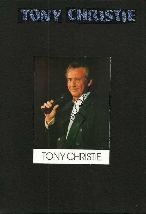 Tony Christie Signed 4 x 6 Colour Photo