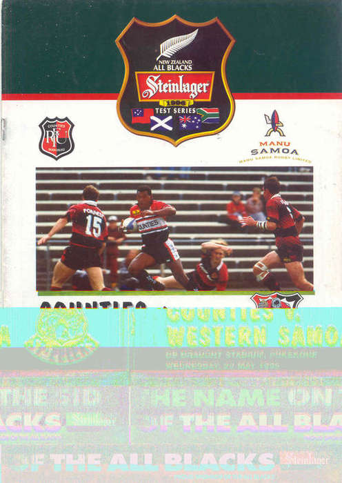 Counties v Samoa 1996 Tour Match Programme