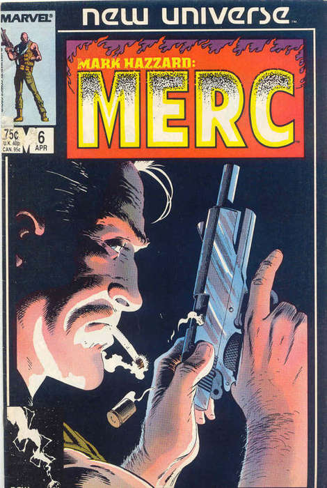 NEW UNIVERSE MARK HAZZARD : MERC - Issue #6 Apr 1987