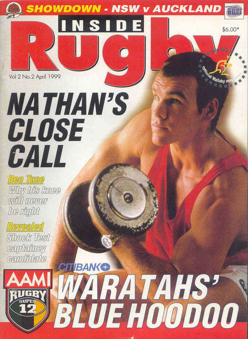 NSW Waratahs v Aucland Blues 1999 Super 12 Match Programme