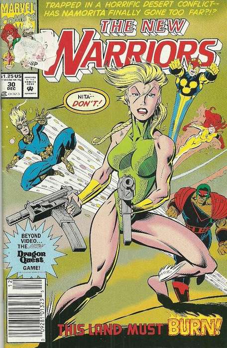 THE NEW WARRIORS - Issue # 30 Dec 1992