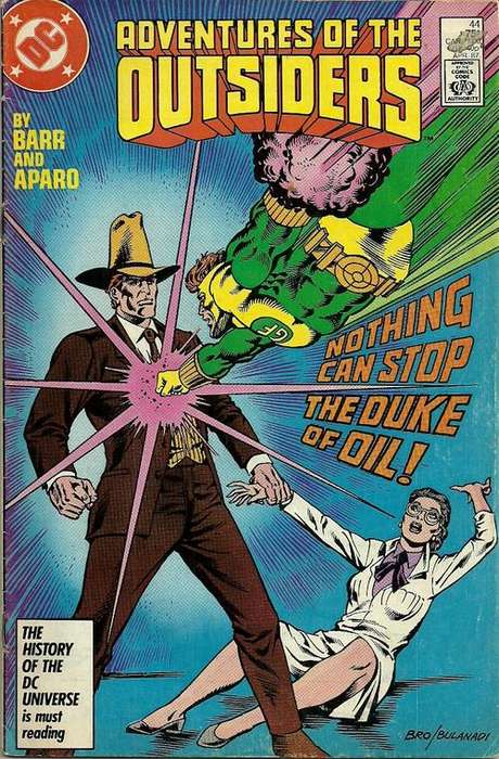 ADVENTURES OF THE OUTSIDERS - Issue # 44 Apr 1987