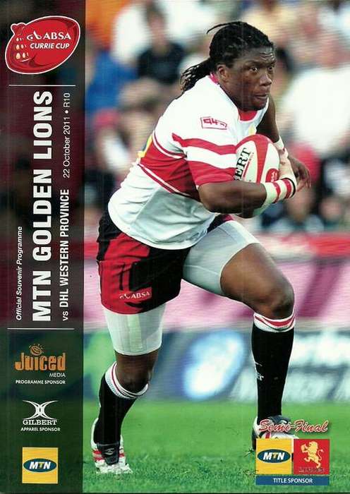 Lions v Western Province 2011 Currie Cup Semi Final Match Programme