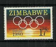Zimbabwe - 1980 Olympics MNH Stamp