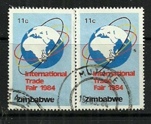 Zimbabwe - 1984 International Trade Fair Pair of Stamps