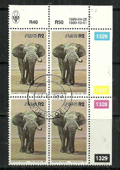 SWA - Third Decimal Definitive Issue R2 / 28-04-1989 SACC # 374 CTO