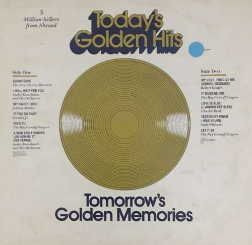 Today`s Golden Hits LP Vinyl Record