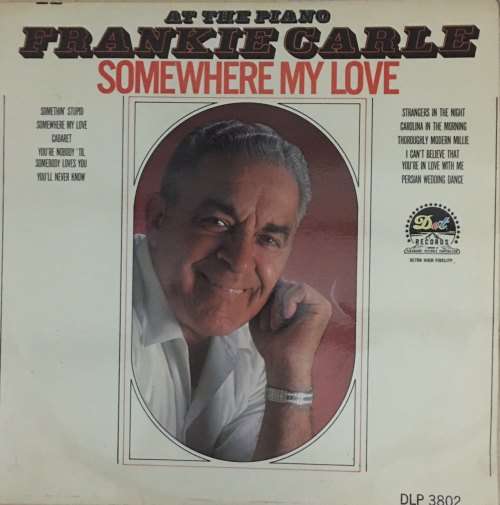 FRANKIE CARLE - SOMEWHERE MY LOVE LP Vinyl Record