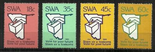 SWA - 1989 Constitutional Election Full Set MNH