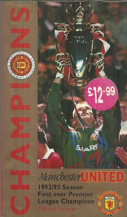 Manchester United : Champions - The 1992/93 Official Review  - VHS Tape
