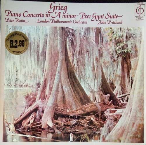 Grieg - Piano Concerto in A minor , OP. 16 LP Vinyl Record
