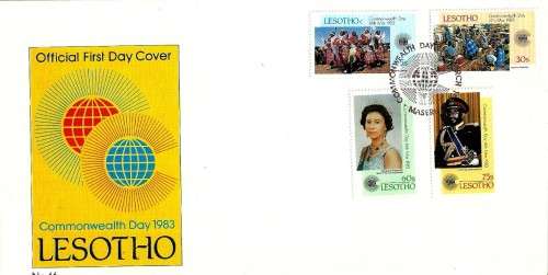 Lesotho - 1983 Commonwealth Day FDC No. 46