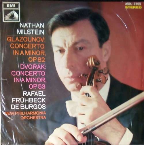 Nathan Milstein - Glazounov : Concerto OP.82, Dvorak , OP.53 LP Vinyl Record