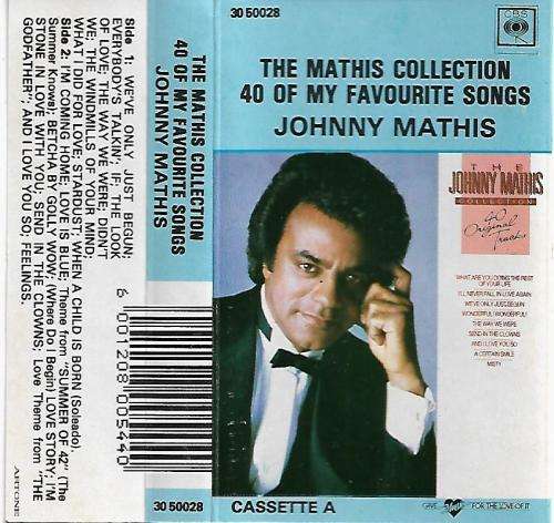 Johnny Mathis - The Mathis Collection Cassette Tape