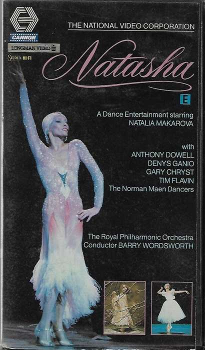 Natasha - A Dance Entertainment Starring Natalia Makarova VHS Tape