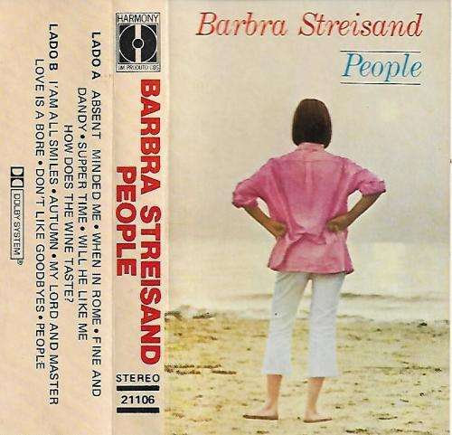 Barbra Streisand - People Cassette Tape - Brazil Edition