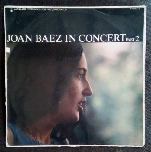 Joan Baez in Concert Part 2 LP Vinyl Record - USA Pressing
