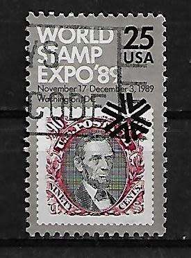 USA - 1989 World Stamp Expo `89 Stamp Fine Used