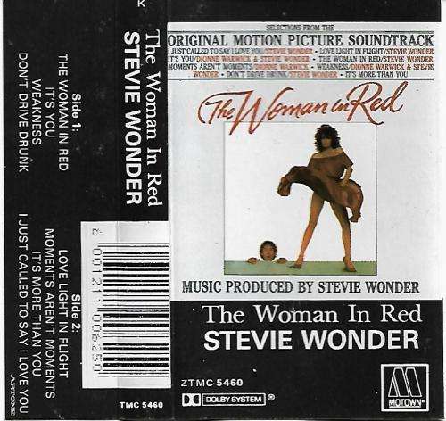 Stevie Wonder - The Woman in Red Cassette Tape