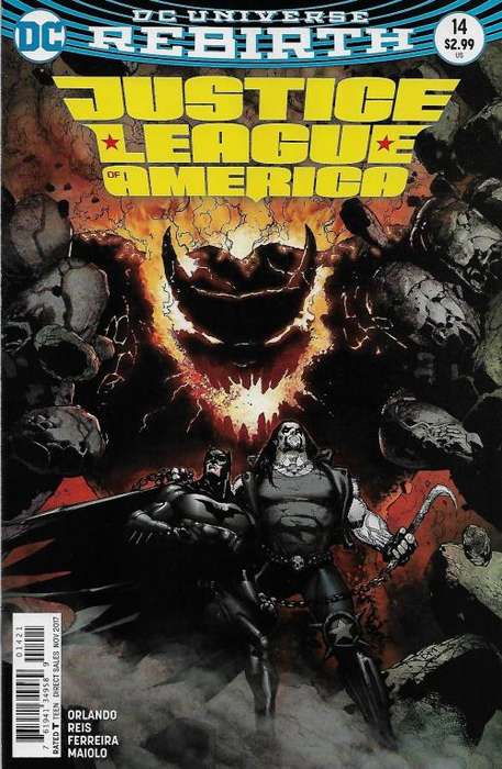 DC Universe Rebirth : Justice League of America #14 Variant Edition Nov 2017