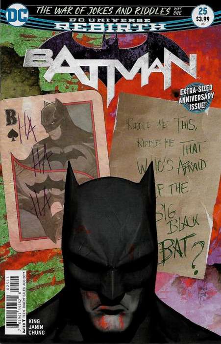 DC Universe Rebirth : Batman #25 Anniversary Issue Aug 2017