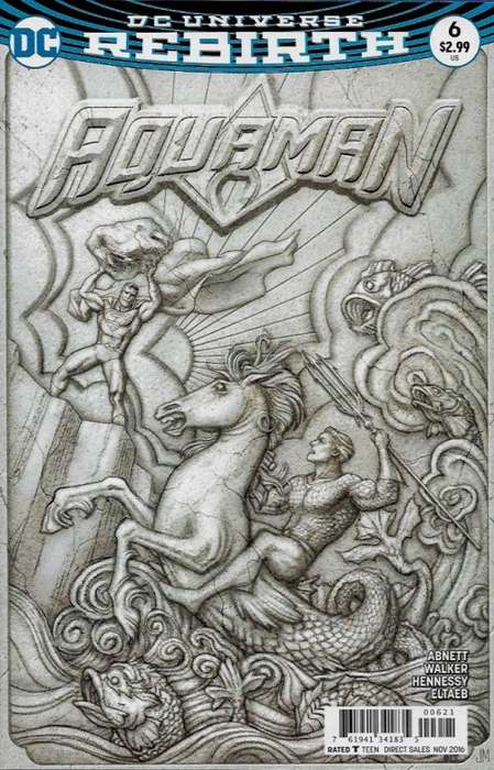 DC Universe Rebirth: Aquaman Issue 1 Nov 2016 Variant