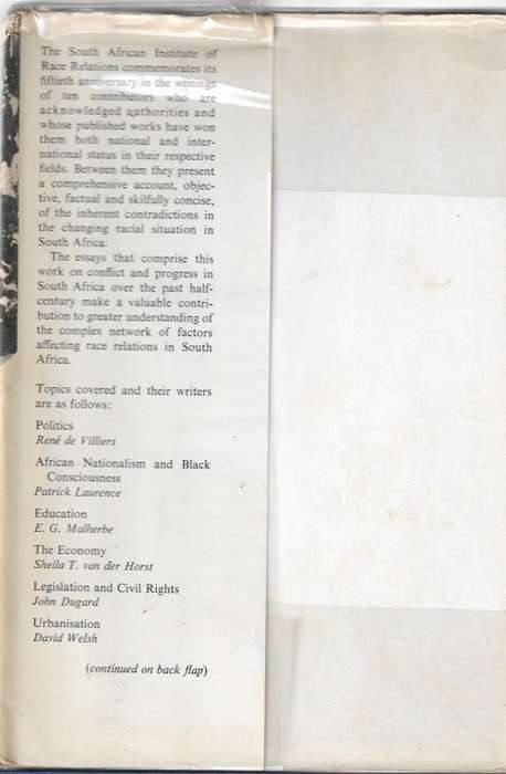 Conflict and Progress - 50 Years of Race Relations in South Africa ( Hardcover )