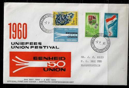 South Africa - 1960 Union Festival FDC