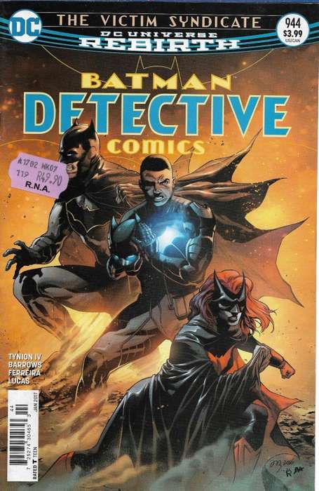 DC Universe Rebirth : Batman Detective Comics Issue # 944 - Jan 2017