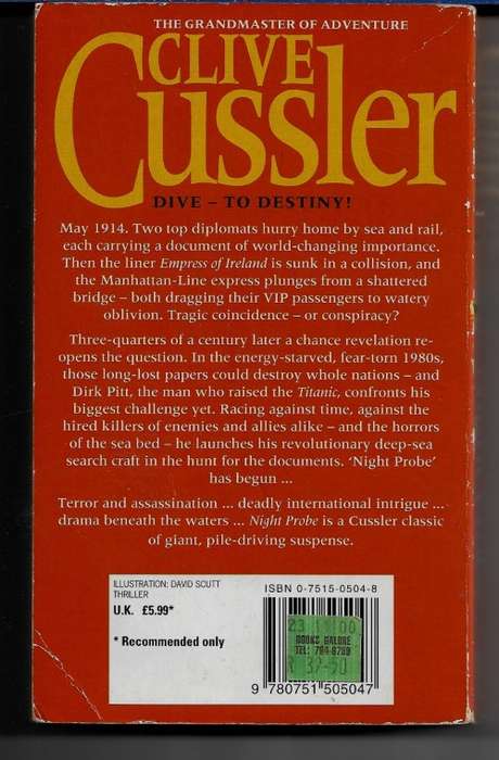 Night Probe by Clive Cussler