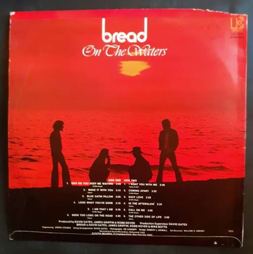 Bread - On The Waters LP Vinyl Record