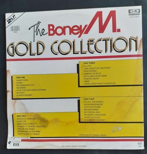 The Boney M. Gold Collection 2 LP Vinyl Record Set
