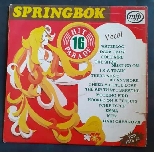 Springbok Hit Parade Vol.16 LP Vinyl Record