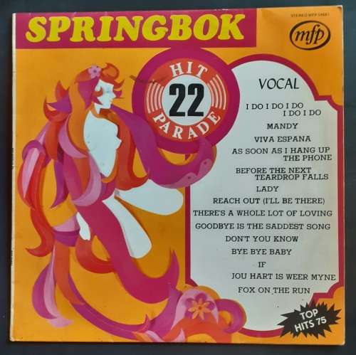 Springbok Hit Parade Vol.22 LP Vinyl Record