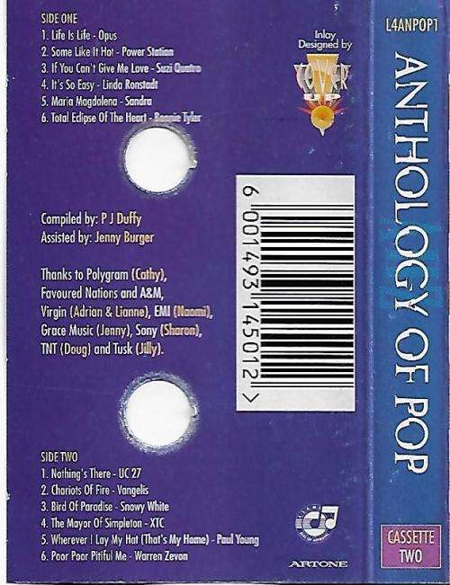Anthology of Pop Vol.2 Cassette Tape