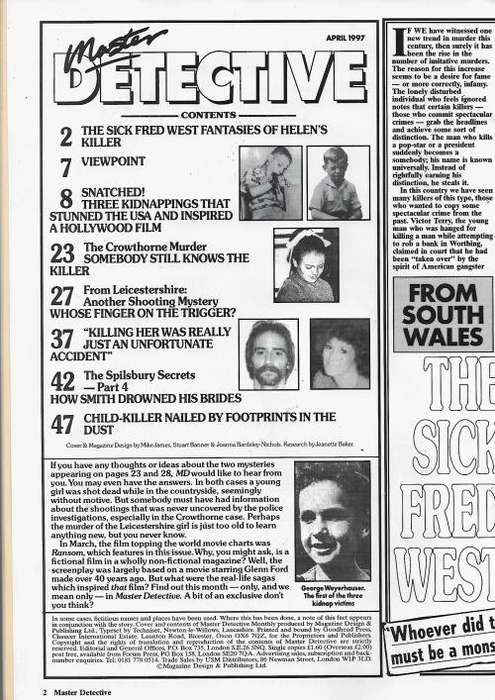 Master Detective Magazine - Apr 1996 Issue